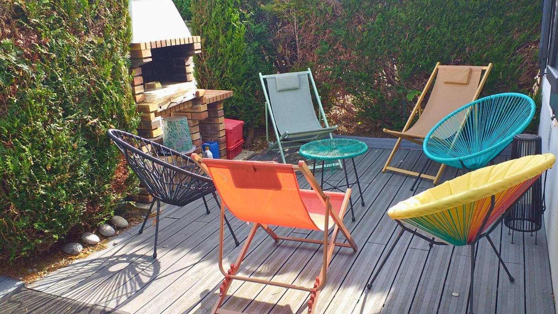 Ferienwohnung Sun House - Terrasse Parking Prive Gratuit Troyes Exterior foto
