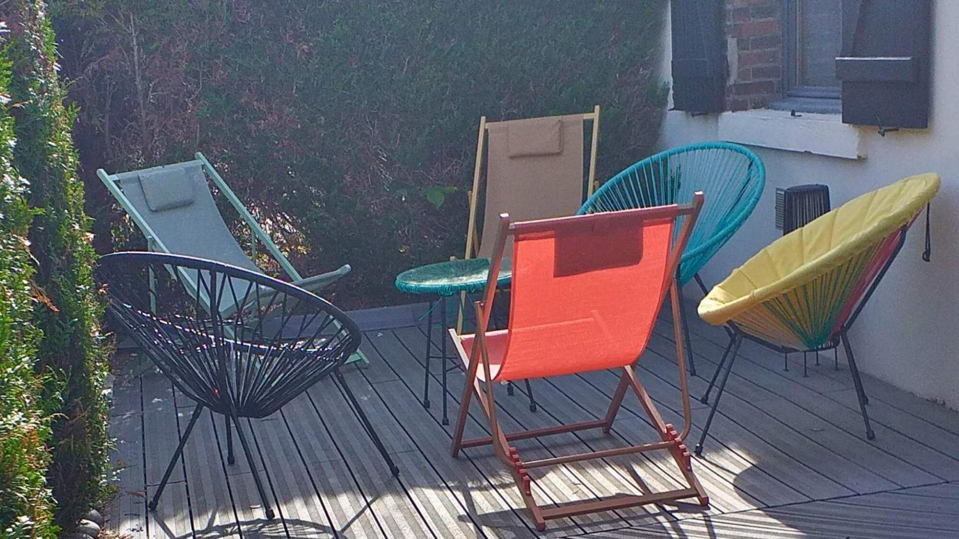 Ferienwohnung Sun House - Terrasse Parking Prive Gratuit Troyes Exterior foto